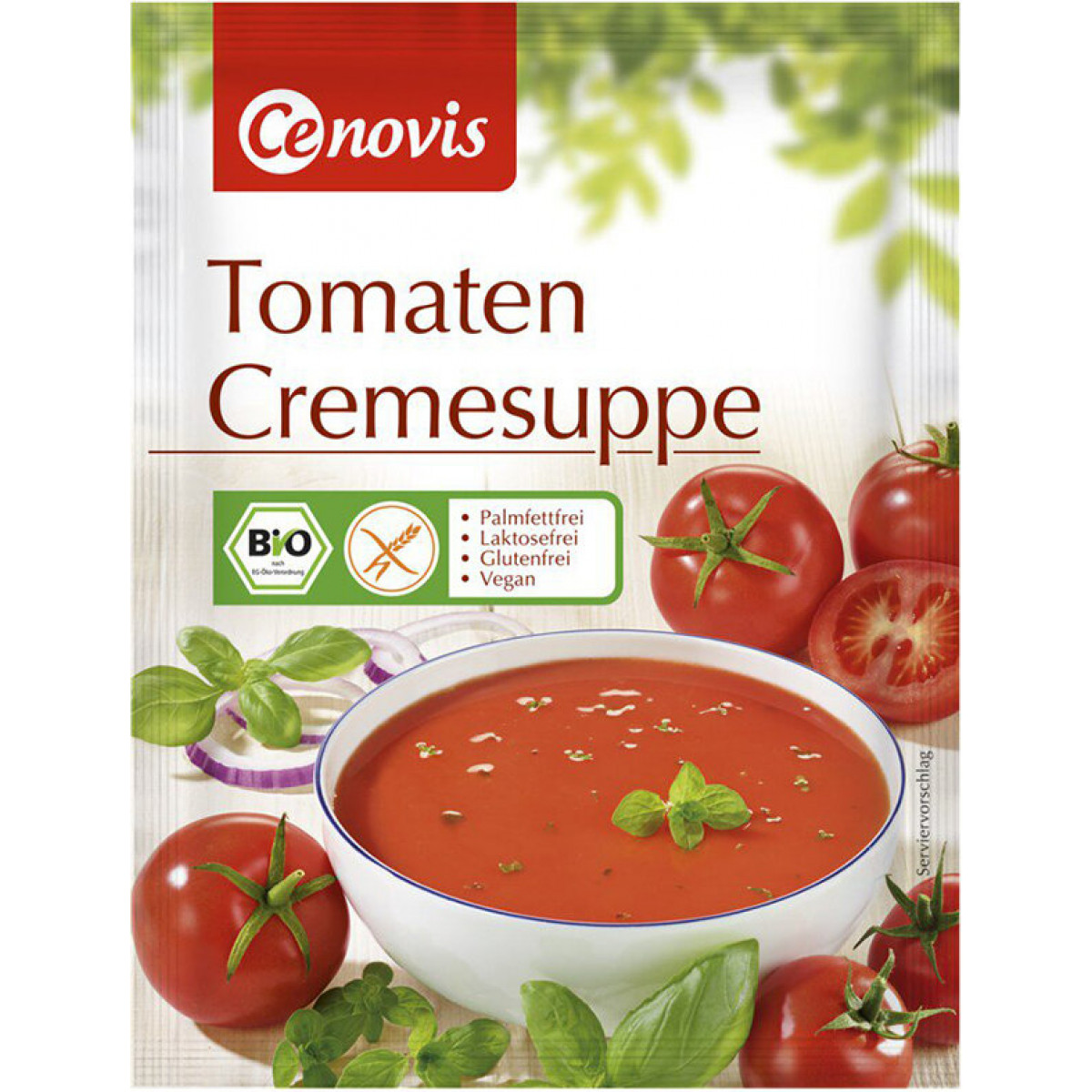 Muf Geelachtig Boven hoofd en schouder Cenovis Tomaten-creme soep
